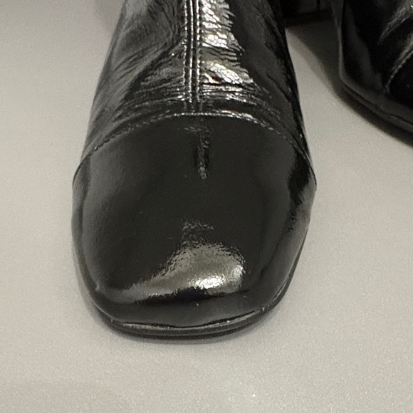 Jonak Brand Black Patent Ankle Boots - Picture 2 of 7